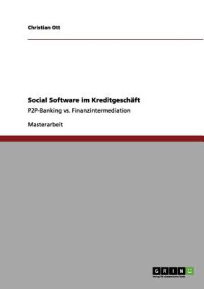 Cover for Ott · Social Software im Kreditgeschäft (Book) [German edition] (2013)