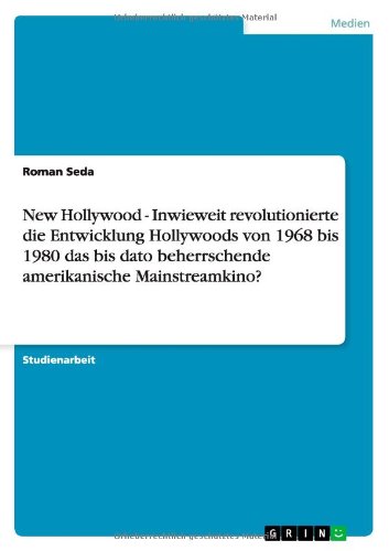 Cover for Seda · New Hollywood - Inwieweit revoluti (Book) [German edition] (2013)