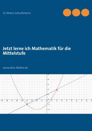 Cover for Marco Schuchmann · Jetzt Lerne Ich Mathematik Fur Die Mittelstufe (Taschenbuch) [German edition] (2011)