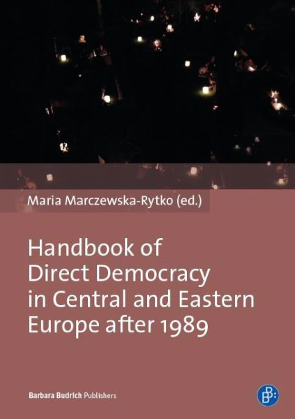 Cover for Maria Marczewska-rytk · Handbook of Direct Democracy in Central and Eastern Europe after 1989 (Hardcover Book) (2018)