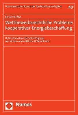 Cover for Richter · Wettbewerbsrechtliche Probleme (Bog) (2018)