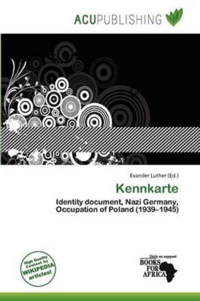 Cover for Evander Luther · Kennkarte (Book) (2011)