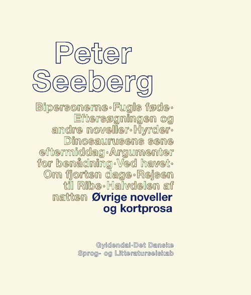 Cover for Peter Seeberg · Øvrige noveller og kortprosa (Heftet bok) [1. utgave] (2019)