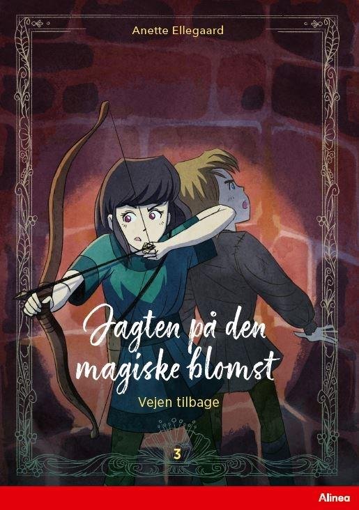 Cover for Anette Ellegaard · Læseklub: Jagten på den magiske blomst 3, Rød Læseklub (Gebundesens Buch) [2. Ausgabe] (2022)
