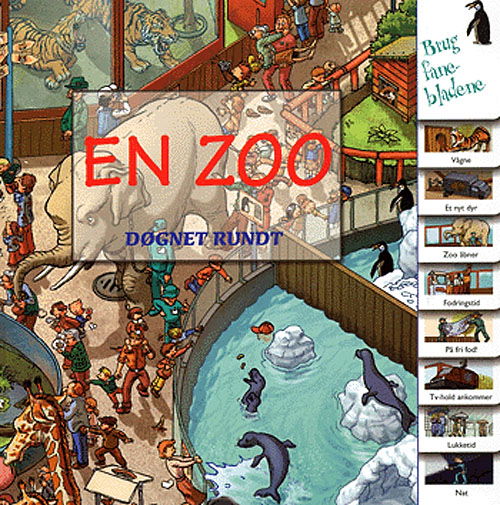 Cover for Sarah Harrison · Døgnet rundt: En zoo (Bound Book) [1. wydanie] (2005)