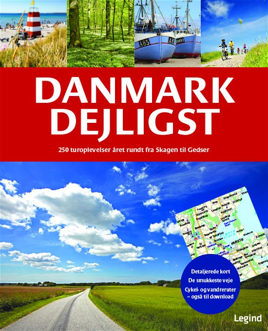 Cover for Søren Olsen · Danmark dejligst (Sewn Spine Book) [1.º edición] (2014)