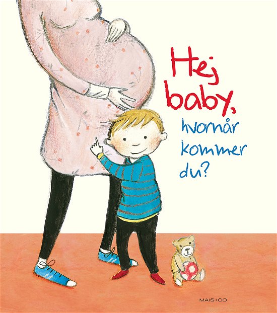 Cover for Lydia Hauenschild · Hej baby, hvornår kommer du? (Kartonbuch) [1. Ausgabe] (2019)