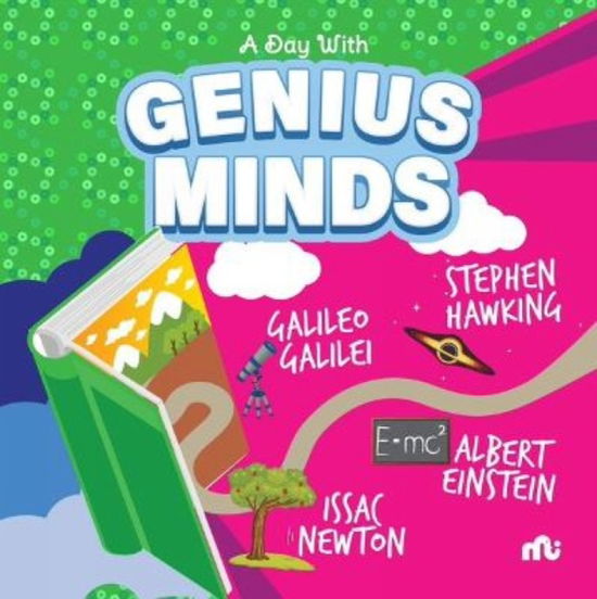 Cover for Moonstone · A Day With Genius Minds: Stephen Hawking, Galileo, Newton and Einstein (Paperback Book) (2023)