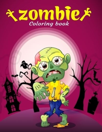 Cover for Hasifa Kiddies Publishing · Zombie Coloring Book (Paperback Book) (2021)