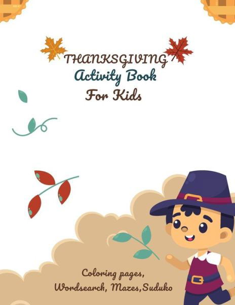 Cover for Linpocray Publications · Thanksgiving Activity Book For Kids (Paperback Bog) (2020)