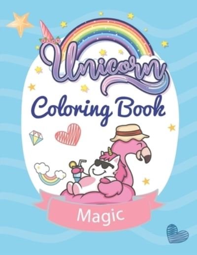 Cover for Mazalika Books · Unicorn Coloring Book (Paperback Bog) (2020)