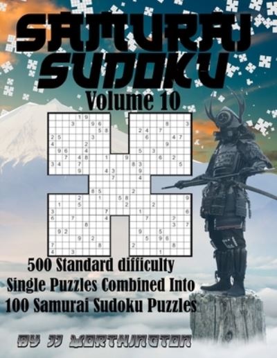 Cover for Jj Worthington · Sudoku Samurai Puzzles Large Print for Adults and Kids Standard (Paperback Book) (2021)