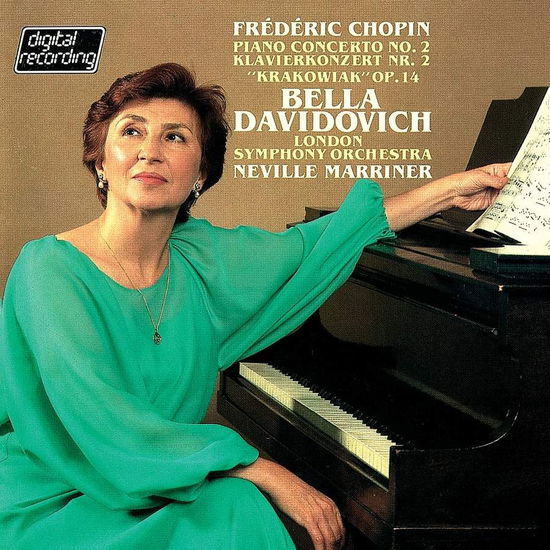 Cover for Davidovich Bella / London Symphony Orchestra / Marriner Neville · Piano Concerto No. 2 Op. 21 / Krakowiak Op. 14 (CD) (1986)