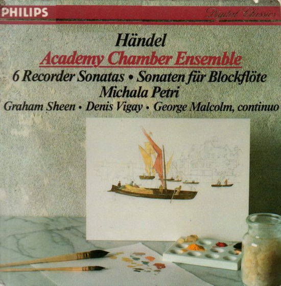 Cover for Petri Michala / Academy of St. Martin-in-the-fields / Chamber Ensemble · Sonatas for Recorder and Continuo (CD) (1984)