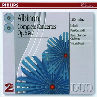 Cover for Tomaso Albinoni · Albinoni: Concertos, Opp 5 &amp; 7 (CD) (1999)