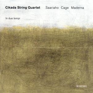 Cover for Saariaho / Cage / Cikada Quartet / Hannisdal · In Due Tempi (CD) (2008)