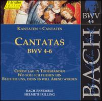 Sacred Cantatas Bwv 4-6 - Bach / Gachinger Kantorei / Rilling - Muzyka - HAE - 0040888200222 - 29 lutego 2000