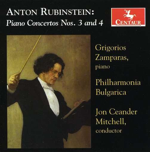 Piano Concerto 3 & 4 - Rubinstein / Zamparas / Phil Bulgarica / Mitchell - Musiikki - CENTAUR - 0044747303222 - tiistai 25. toukokuuta 2010