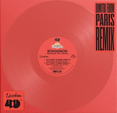 Let's Start to Dance Again (Color Vinyl 180g) - Bohannon Featuring Dr. Perri Johnson - Musique - ROCK/POP - 0068381187222 - 25 mars 2022