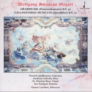 Cover for Mozart / Ars Antiqua Austria · Grabmusik Kv 42 / Gallimathias Musicum Kv 32 (CD) (1998)