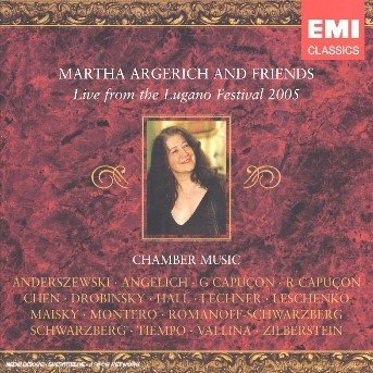 Cover for Argerich Martha · Live from the Lugano Festival (CD) (2006)