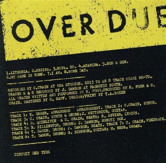 Cover for Circuit Des Yeux · Overdue (CD) (2013)