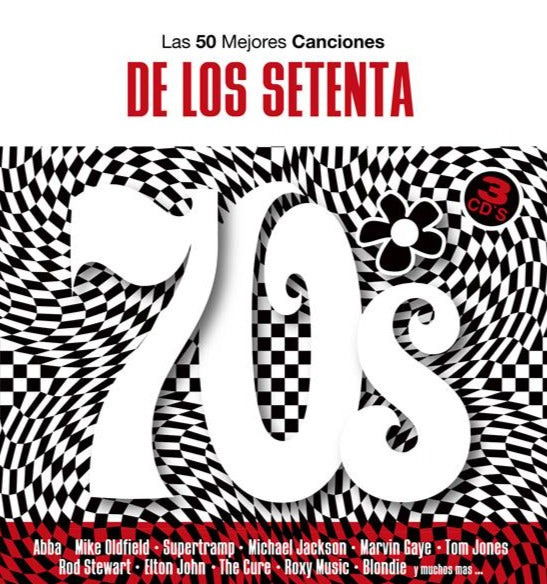 Cover for Sus 50 Mejores Canciones De Los 70 (CD) (2022)
