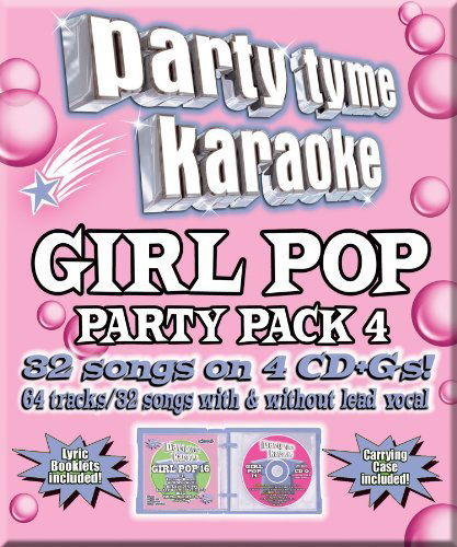 Party Tyme Karaoke: Girl Pop Party Pack 4 / Var - Karaoke - Muzyka - SYBERSOUND - 0610017445222 - 30 sierpnia 2011