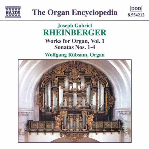 Cover for Rheinberger / Rubsam · Works for Organ 1: Sonatas 1-4 (CD) (1999)