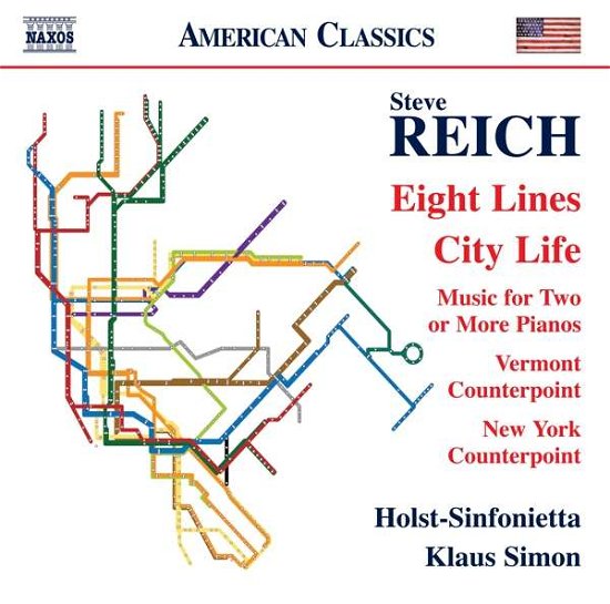 Eight Lines / City Life - Holst-Sinfonietta / Klaus Simon - Muziek - NAXOS - 0636943968222 - 4 december 2020