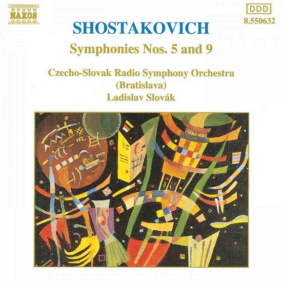 Cover for Shostakovich / Slovak / Czecho-slovak Rso · Symphonies 5 &amp; 9 (CD) (1994)
