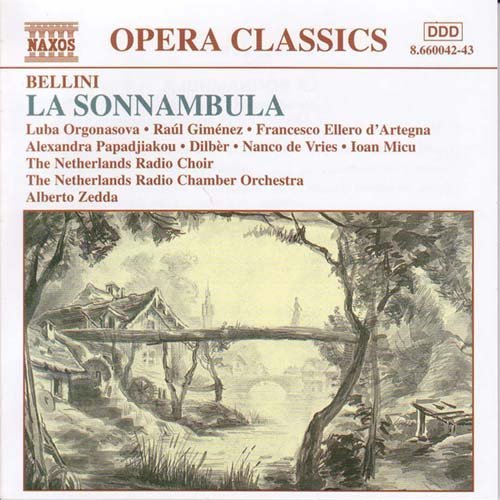 Cover for Bellini / Orgonasova / Gimenez / Zedda · La Sonnambula (CD) (1997)