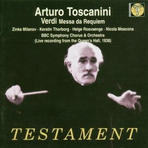 Cover for Toscanini Dir. · Messa Da Requiem Testament Klassisk (CD) (2004)