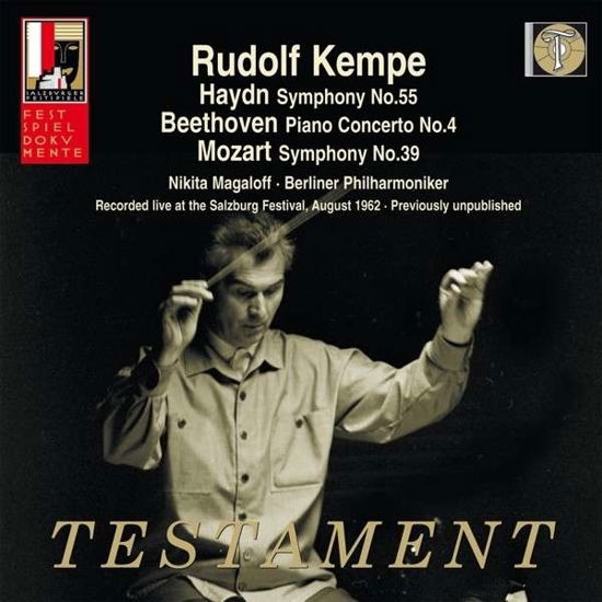 Berliner Philharmoniker / Kempe, Rudolf · Symphony No.  55 / Piano Concerto No.  4 / Symphony No.  39 K543 Testament Klassisk (CD) (2013)