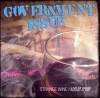 Cover for Government Issue · Strange Wine:Live At Cbgb's (CD) (2003)