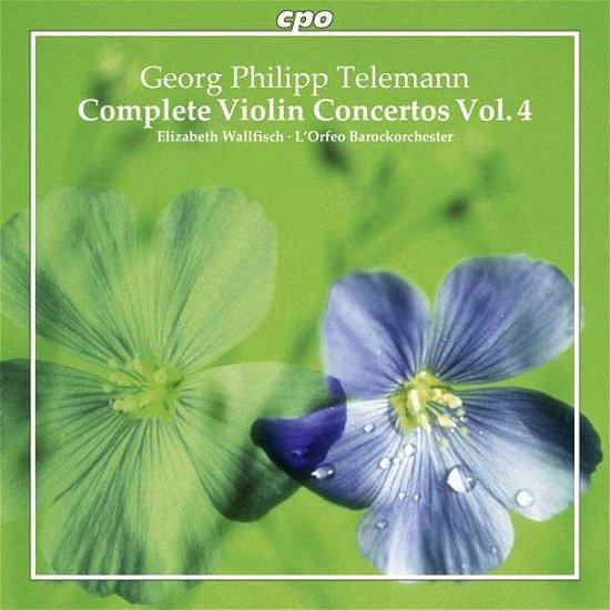 Cover for Telemann / L'orfeo Barockorchester / Wallfisch · Complete Violin Concertos 4 (CD) (2012)