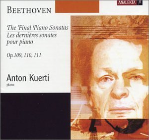 Cover for Beethoven / Kuerti · Late Sonatas 1 (CD) (2004)