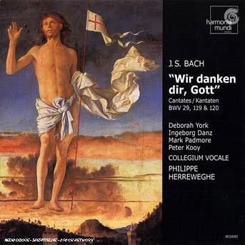Cover for Collegium Vocale · Bach: Wir Danken Dir Gott (Kanten Bwv 29 119 120) (CD)