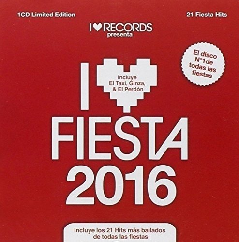 Cover for I Love Fiesta 2016 / Various (CD) (2015)
