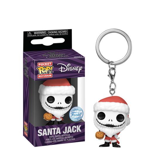 Cover for Disney: Funko Pop! Keychain · The Nightmare Before Christmas - Santa Jack w/Jackolantern (MERCH)