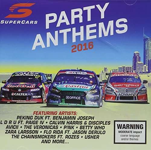 Cover for V8 Supercars: Party Anthems 2016 / Various (CD) (2016)