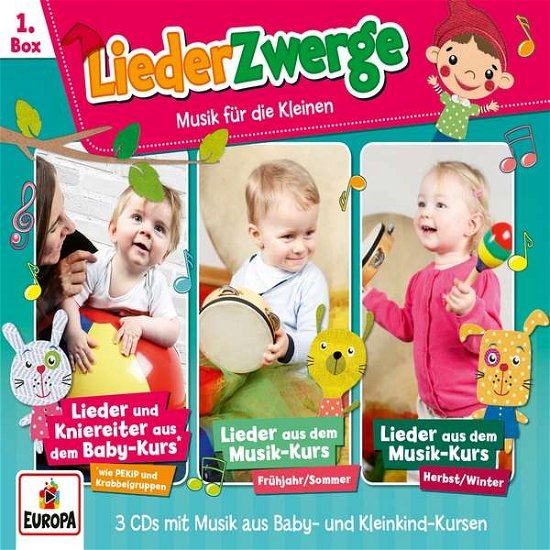 Cover for Lena,felix &amp; Die Kita-kids · 01/3er Box Liederzwerge (Pekip,musik-kurs Vol.1 &amp; (CD) (2018)