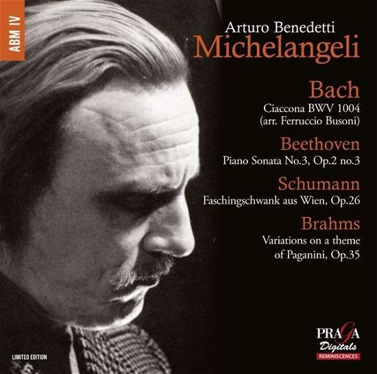 Cover for Arturo Benedetti Michelangeli · Volume 3:Chaconne (CD) (2014)