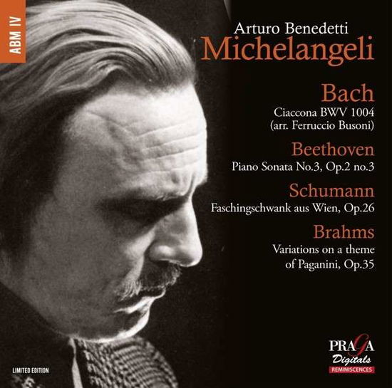 Volume 3:Chaconne - Arturo Benedetti Michelangeli - Música - PRAGA DIGITALS - 3149028029222 - 2 de diciembre de 2014