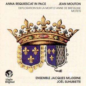 Cover for Ensemble Jacques Moderne · Anna Requiescat in Pace (CD) (2008)