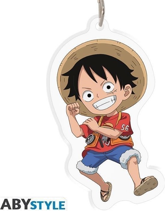 Cover for One Piece: ABYstyle · ONE PIECE: RED - Acryl® Keychain - Luffy X4 (Toys)