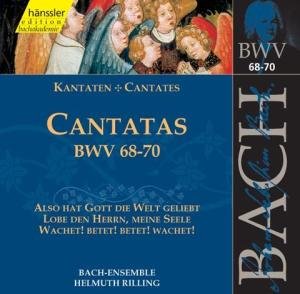 BACH: Kantaten BWV 68-70 - Bach-collegium / Rilling - Musik - HANSSLER - 4010276015222 - 11 juni 1999