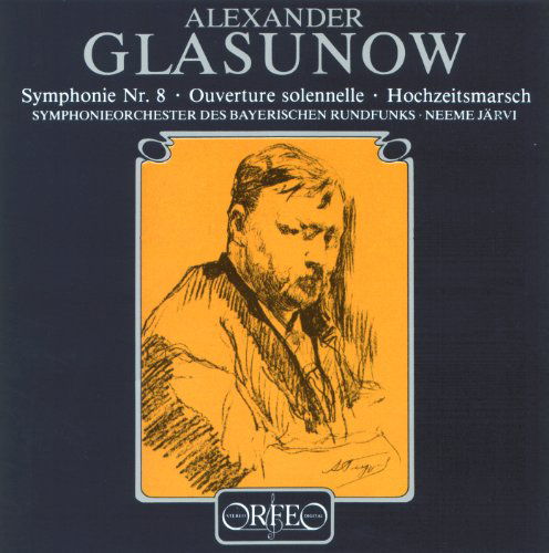 Cover for Järvi / BAMS · GLASUNOW Symphonie No. 8 (CD) (1985)