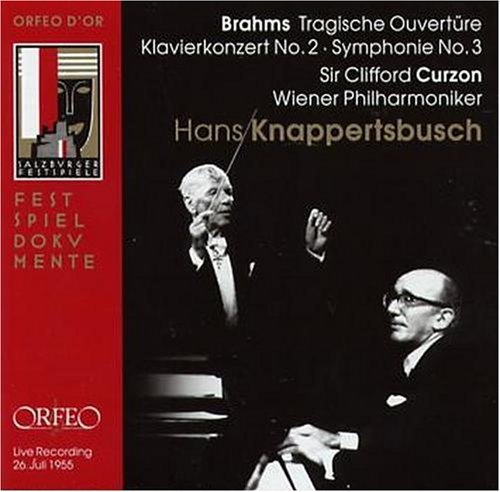 Cover for Brahms / Curzon / Wiener Phil / Knappertsbusch · Tragic Overtune (CD) (2006)