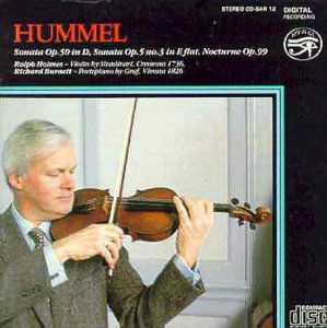 Works for Violin & Piano - Hummel / Holmes / Burnett - Music - SAYDISC - 5013133301222 - January 11, 2011